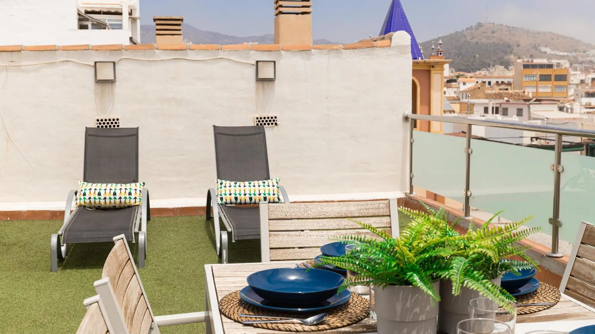 C103 - Sunny Terrace, Old Town Views Lejlighed Málaga Spanien